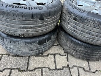 4x alu disky 5x108 R16, letní pneu - 6