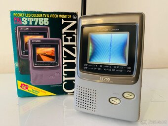 Kapesní Citizen, LCD TV ST 755, 90.léta - 6