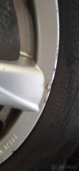 Alu kola - R16 5x112 + zimní pneu Barum Polaris 5 - 6
