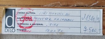 Obrovský obraz moře - Podvečer na Jadranu - Jiří Mandel ml. - 6