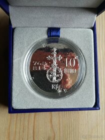 2011 stříbrná mince 10 Euro 2011 Karel Veliký - 6