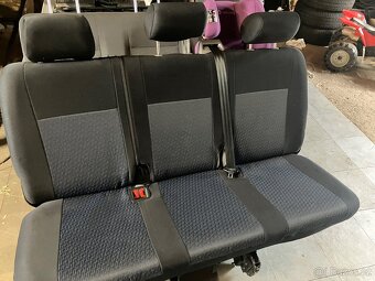 Trojsedačka (lavice) VW T5 zachovalá caravelle - 6