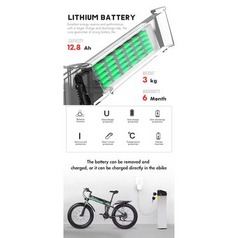 Horské elektrokolo skládací - 6