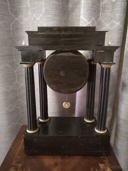 Sloupkové hodiny Biedermayer - 6