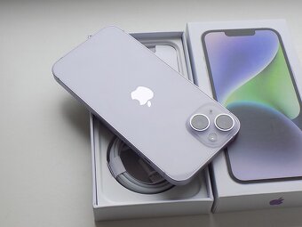 APPLE iPhone 14 256GB Purple - ZÁRUKA - TOP STAV - 6