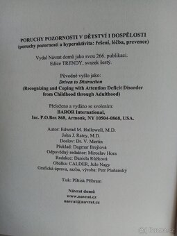 Poruchy pozornosti v dětství a dospělosti - 6