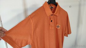 Originální tričko Stone Island Compass patch polo S - 6