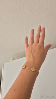 Zlatý náramek guilloché - 6