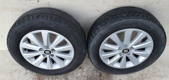 Alu kola Seat 15" 5x100, letní Falken 185/65R15 - 6