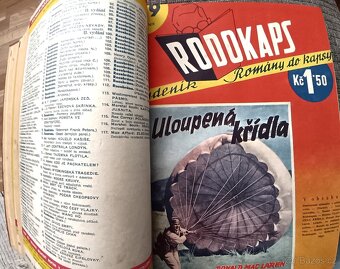 10 x vázaný starý časopis Rodokaps 7. - 6