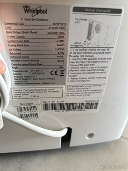 Mobilní klimatizace Whirlpool PACW12CO - 6