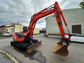 Pásový bagr KUBOTA KX080-3,8195 kg, Klima - 6