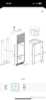 Vestavna lednice Beko CBI 7702 HCA - 6