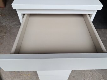 Ikea komoda Malm se zrcadlem bílá - 6