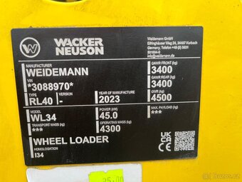 nakladač WACKER NEUSON WL34 - 6