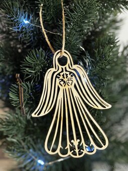 Vánoční dekorace - andílci - 6