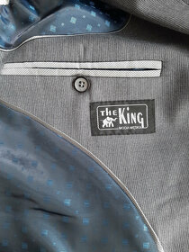 Šedý pánský oblek The KING vel. 54M - 6