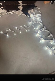 Bílá vánoční světýlka zavěs - 6