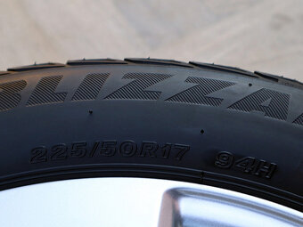 17" 5x112 ALU KOLA MERCEDES C-CLASS ZIMNÍ + ČIDLA - 6