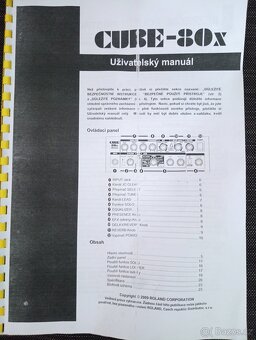 Kytarové kombo+footswitch+manuál - 6