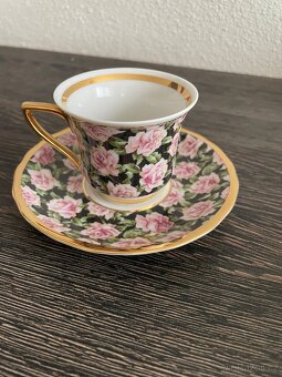 Kávový, porcelánový šálek s podšálkem Leander 1907 - 6