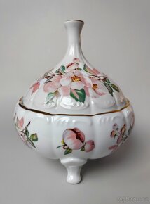 Porcelánová dóza s květinami Royal Porzellan Bavaria KPM - 6