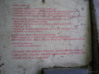 nabíjecí + startovací vozík zn.Rukov - 6