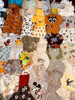 Balík oblečení neutrál miminko 0-6 m - 6