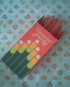 Retro Vánoční ozdobený stromeček - 6