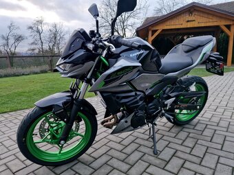 Kawasaki Z500 SE Metallic Moondust Gray 2025 - 6