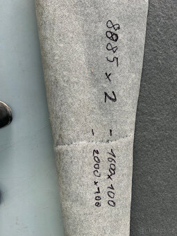 Koberec šedý - role8,9 m x 2m, - 6