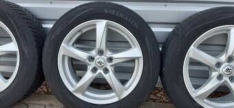 Alu sadu 5x112 r17 RC vw Tiguan zimní pneu - 6