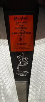 Autosedačka Cybex 0-13kg - 6