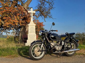 BMW R60/2 r.v.1968, bílé CZ SPZ, origo stav,nerenovováno - 6