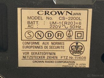 Radio Casset Crown - 6