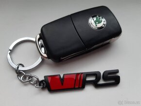 Přívěsek na klíče Škoda VRS Octavia Fabia Superb - 6