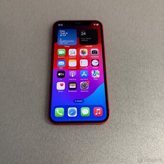 iPhone 12 mini 64GB červený, pěkný stav, 12 měsíců záruka - 6