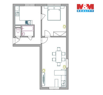 Prodej bytu 2+1, 53 m², Český Těšín, ul. U Mlékárny - 6