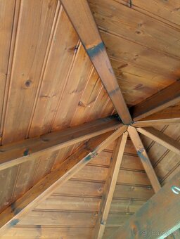 Zakázkový dřevěný altán,pergola...masivní ,bytelný - 6