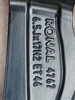 Pěkná nová orig alu kola Škoda Octavia 4, Pirelli 205/55/17 - 6