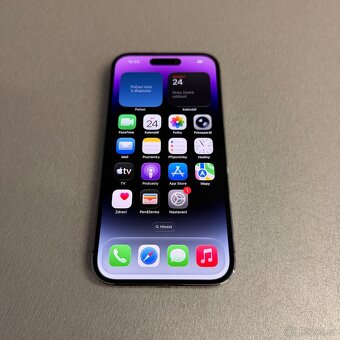 Jako nový iPhone 14 Pro 256GB deep purple, bez škrábance - 6