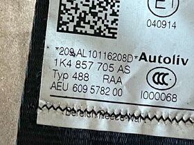 VW GOLF 5 1K 03-09 airbag volant + spol.+ pásy PP+LP - 6