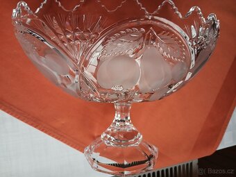 Broušená křišťál mísa na ovoce - 6
