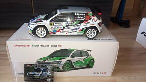 Modely Fabia R5 a rally 2EVO 1:18, včetně krabic - 6