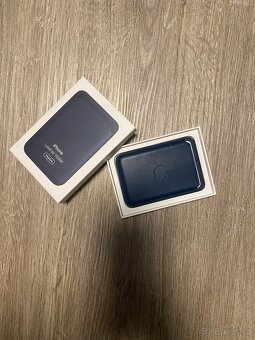Apple Kožená peněženka s MagSafe k iPhonu baltsky modrá - 6