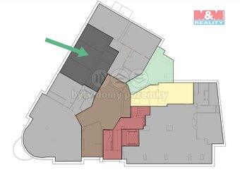 Pronájem kancelářského prostoru 61 m², Třinec, ul. 1. máje - 6