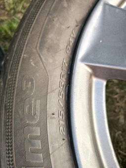 4x alu (5x112) letní pneu 215/55 r17 (7 mm) - 6