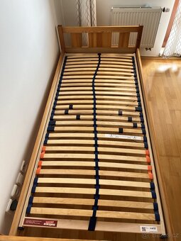 Jednolůžková postel 90×200 s matrací a roštem - 6