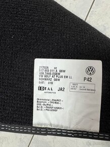 VW originál látkové koberečky po kusech - 6