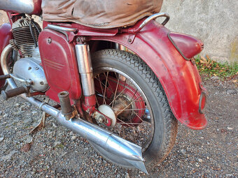 Jawa-ČZ 250 / 353 půlbuben (mezityp), rok výroby 1955 - 6